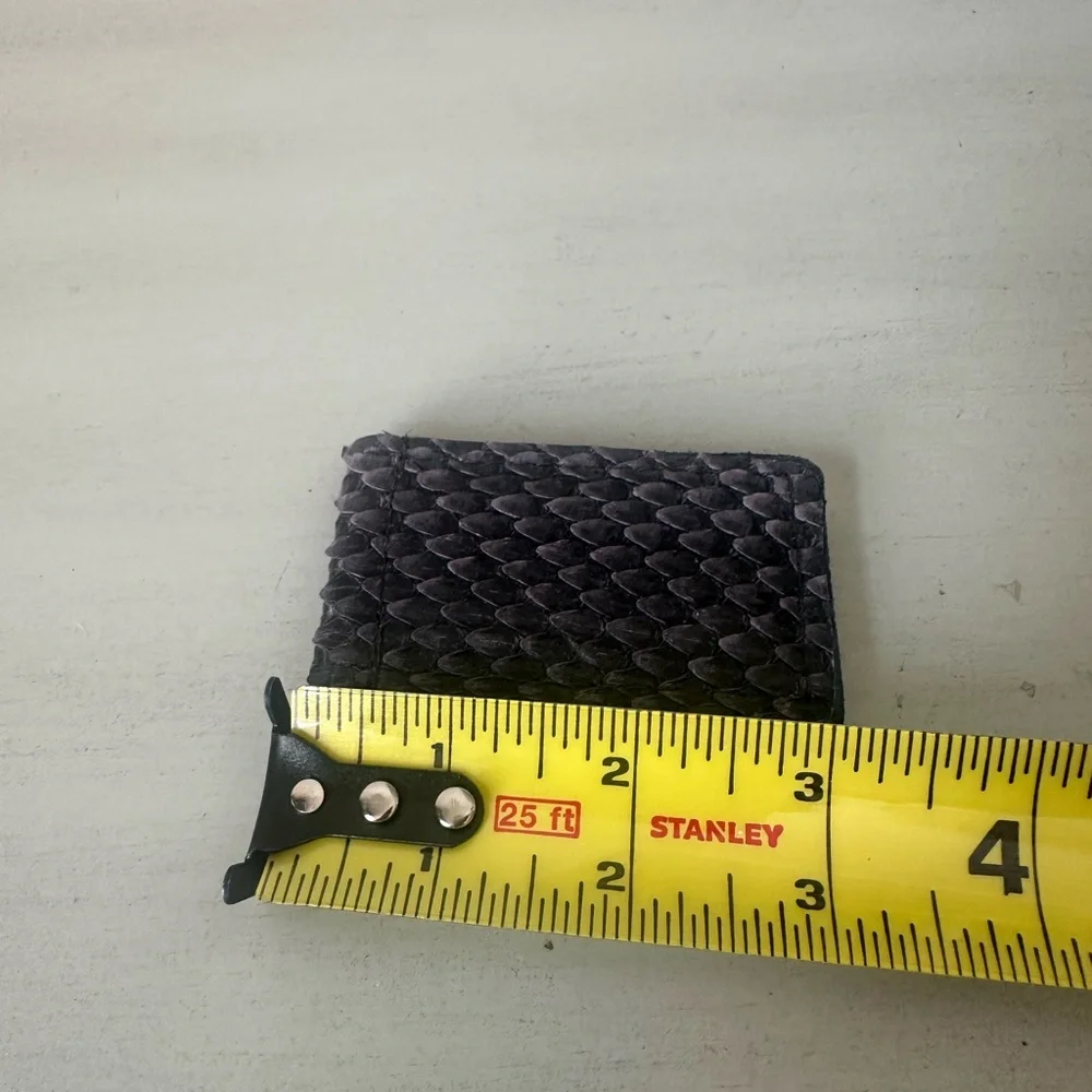 Snakeskin money clip magnetic